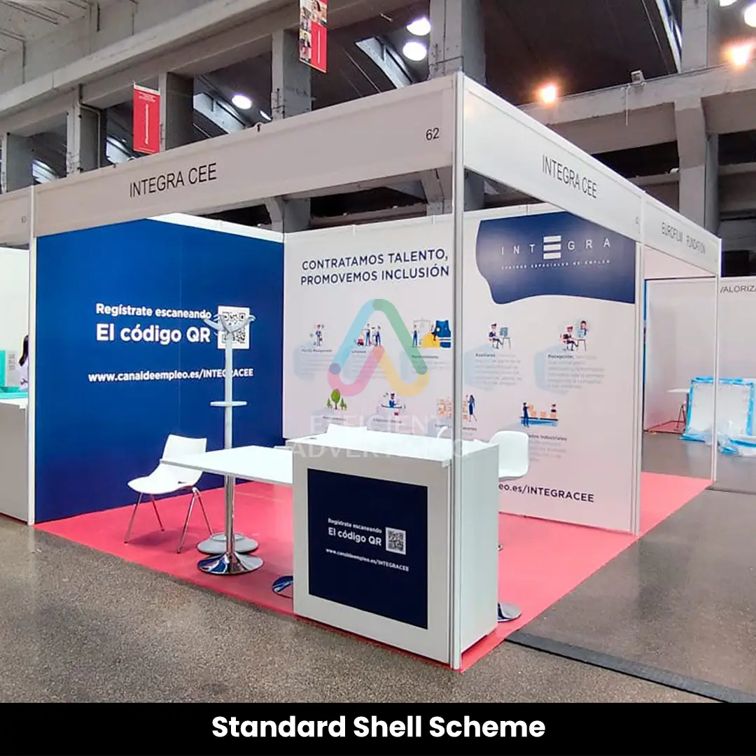 Standard Shell Scheme Exhibition Stand Dubai — Efficient Advertising