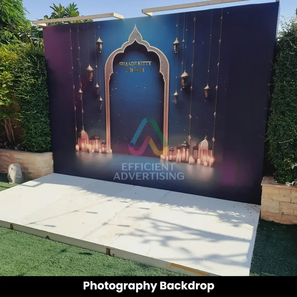 Photography Backdrop — Efficient Advertising Dubai