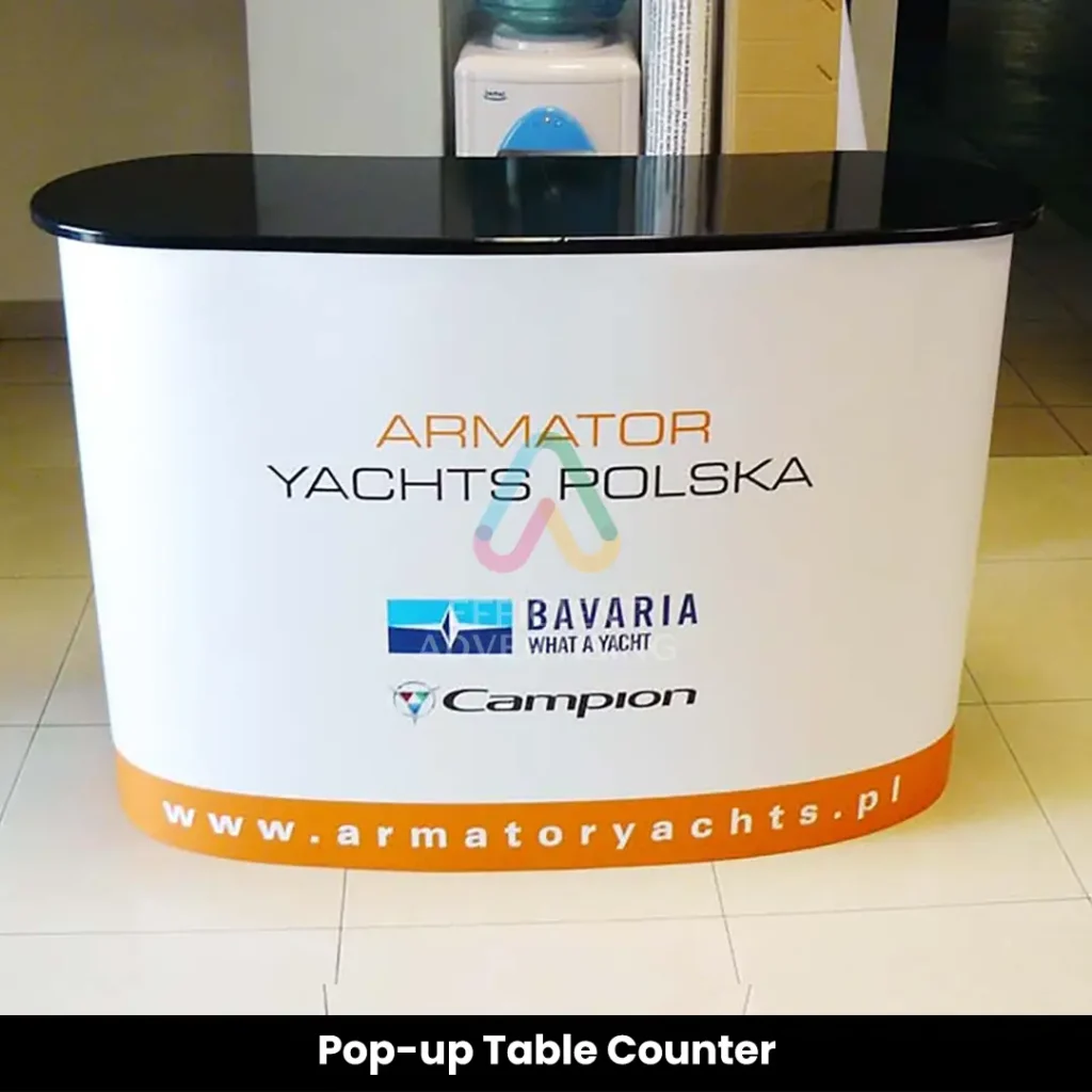 Pop-up Table Counter — Efficient Advertising Dubai