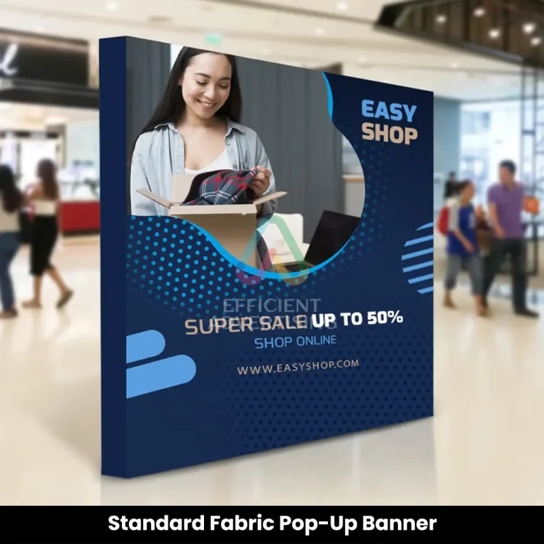 Fabric Pop-Up Banner in Events & Exhibitions by Efficient Advertising Dubai