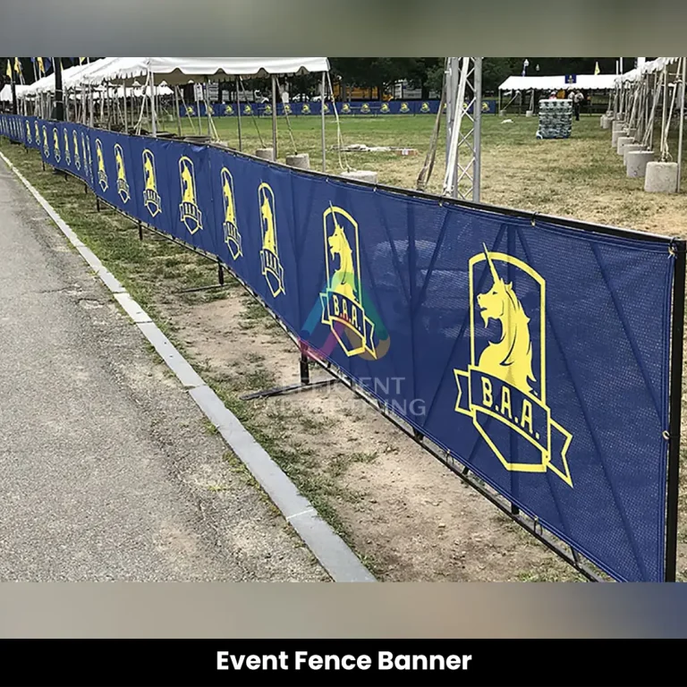 Event Fence Banner in Events & Exhibitions by Efficient Advertising Dubai