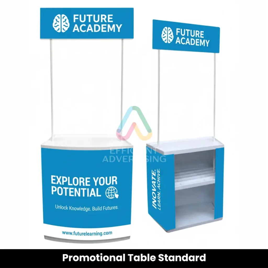 Promotional Table Standard — Efficient Advertising Dubai