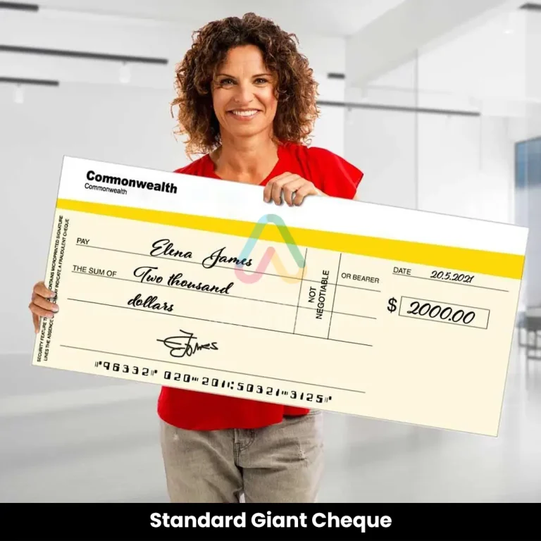 Giant Cheques Dubai