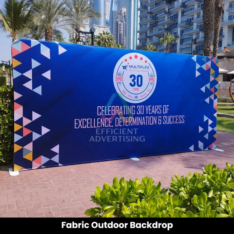 Outdoor Event Backdrops Dubai