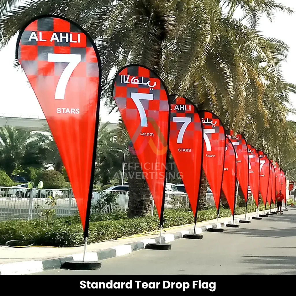 Tear Drop Flag — Efficient Advertising Dubai