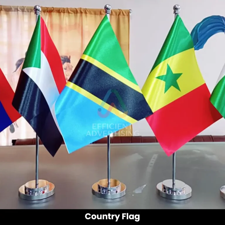 Country Flag in Decorative Flags by Efficient Advertising Dubai