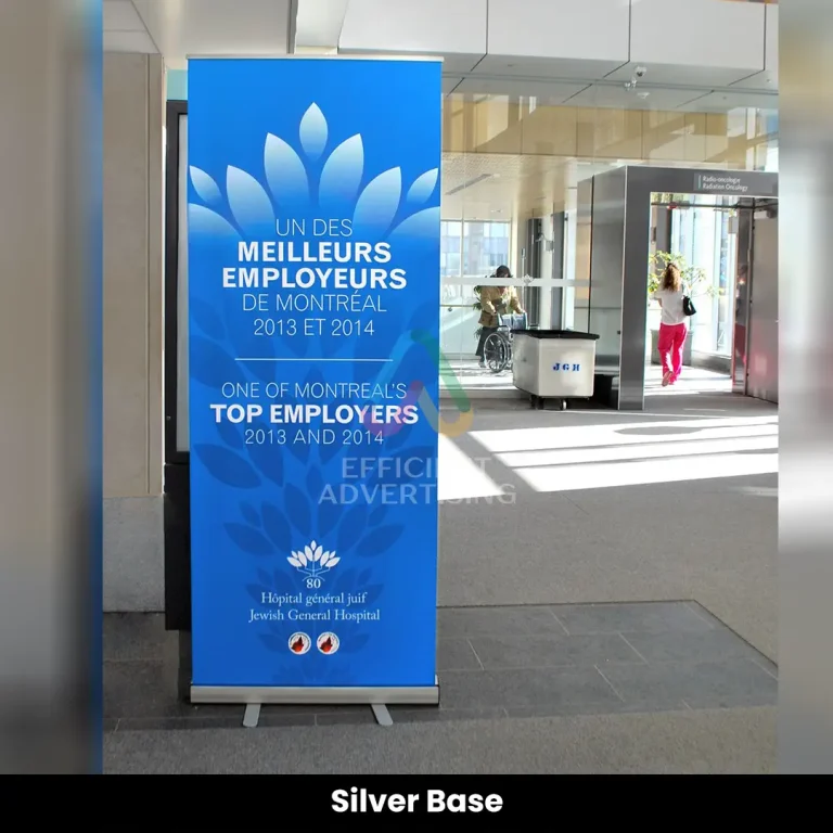 Silver Base Roll-Up Banners Dubai