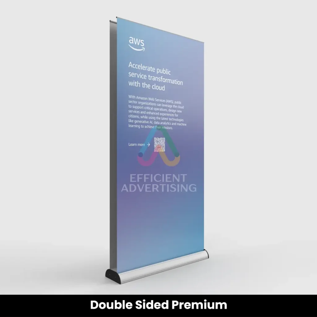 Double Sided Premium Pull-Up Banners — Efficient Advertising Dubai