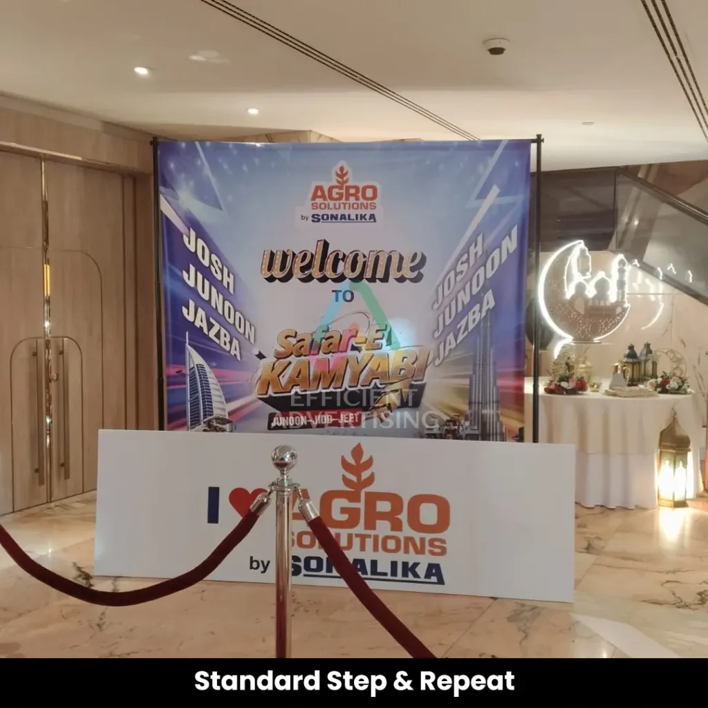 Step & Repeat Backdrops — Efficient Advertising Dubai