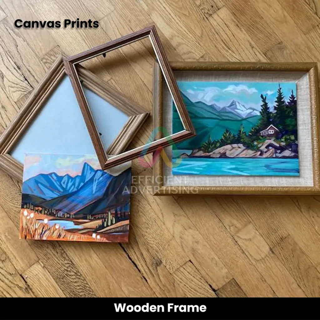 Canvas Wooden Frame — Efficient Advertising Dubai