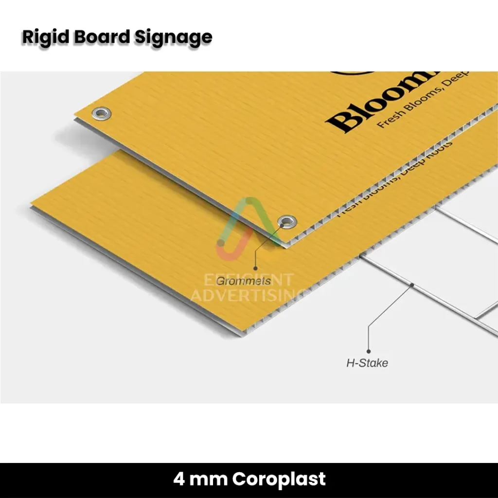 Coroplast & Yard Signs — Efficient Advertising Dubai