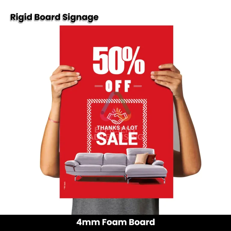 Foam Board Signs Dubai