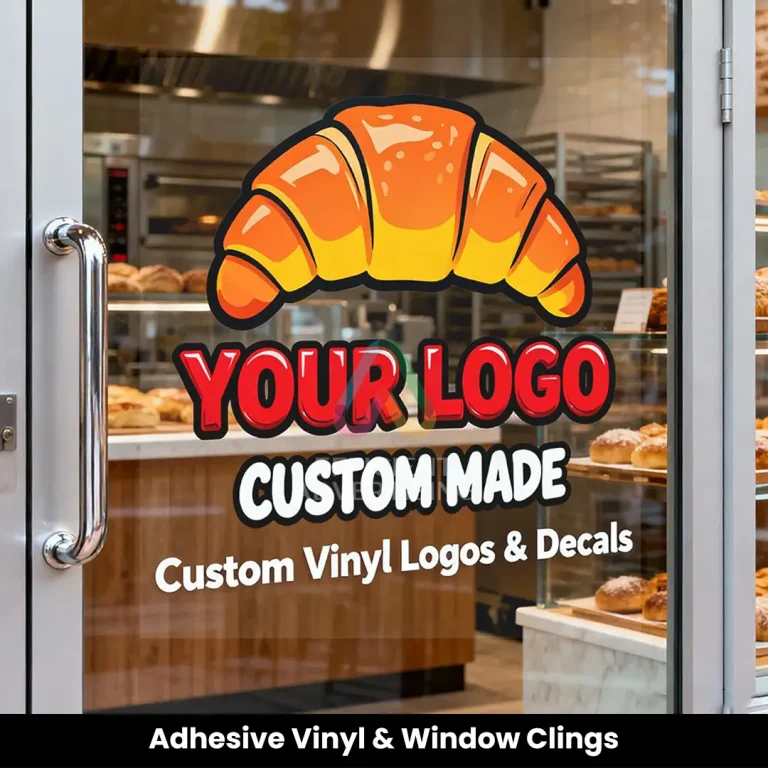 Adhesive Vinyl & Window Clings in Displays & Stickers by Efficient Advertising Dubai