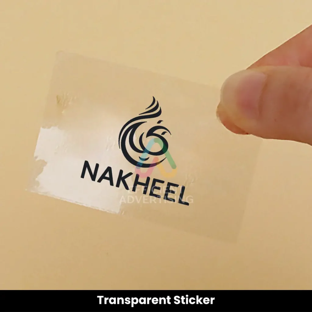 Transparent & Hologram Stickers — Efficient Advertising Dubai