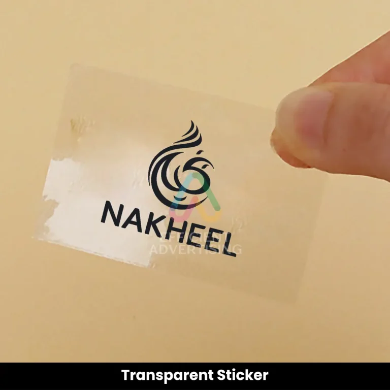 Transparent & Hologram Stickers Dubai
