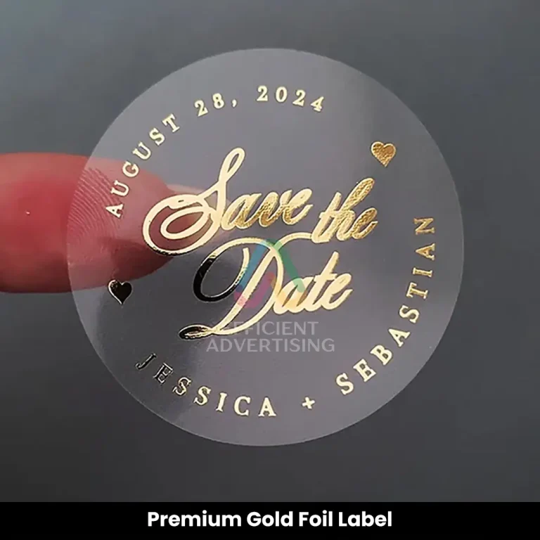 Gold Foil Stickers Dubai
