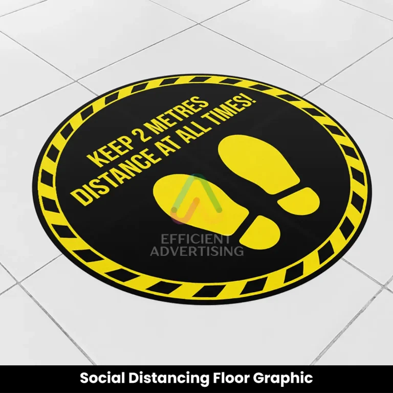 Social Distancing Floor Graphic Dubai