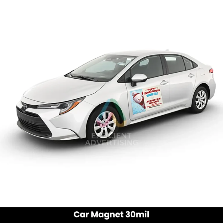 Car Magnets & Magnetic Sheets in Displays & Stickers by Efficient Advertising Dubai