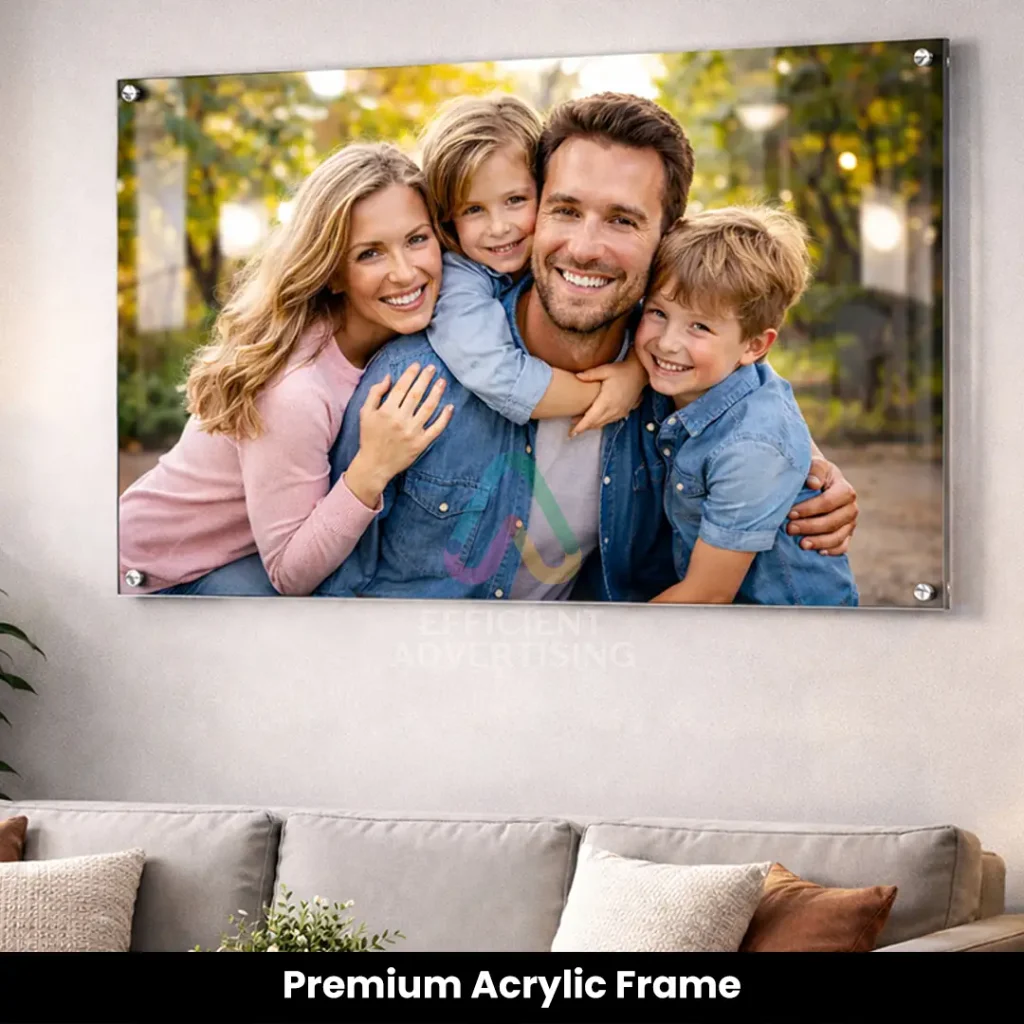 Acrylic Frames — Efficient Advertising Dubai