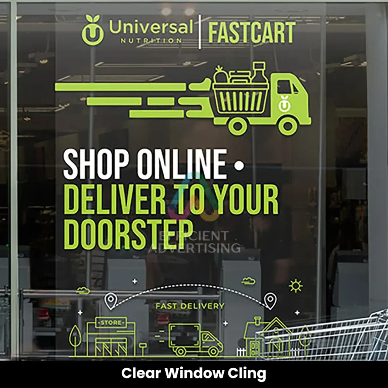 Clear Static Cling Dubai