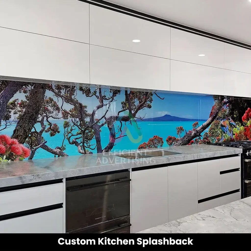 Kitchen Wallpaper & Splashback Murals — Efficient Advertising Dubai