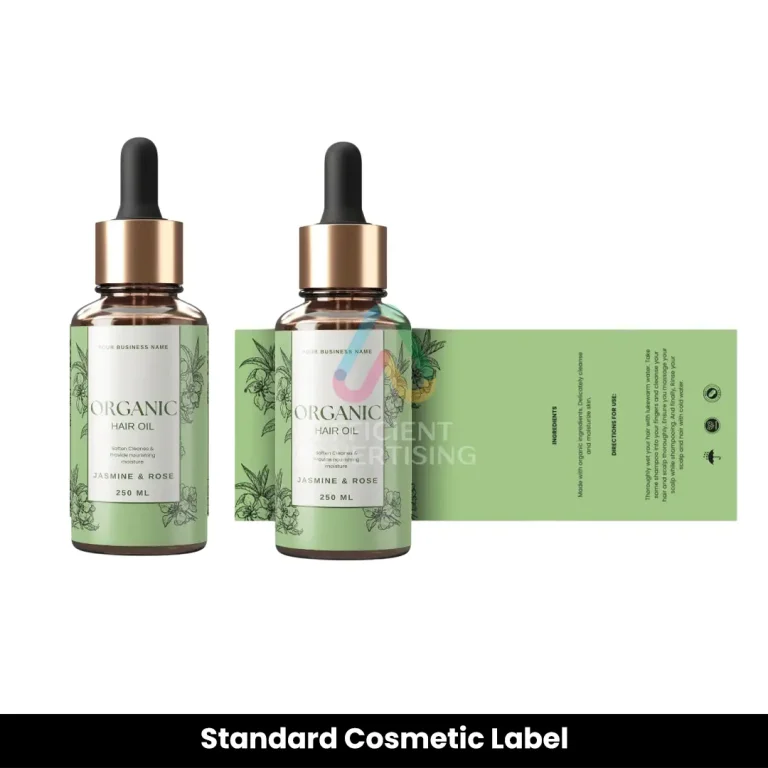 Cosmetic & Skincare Labels in Packaging by Efficient Advertising Dubai