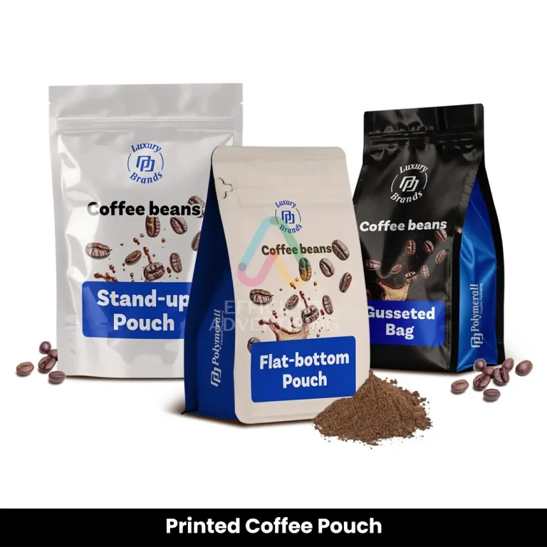 Coffee & Tea Pouches in Packaging by Efficient Advertising Dubai