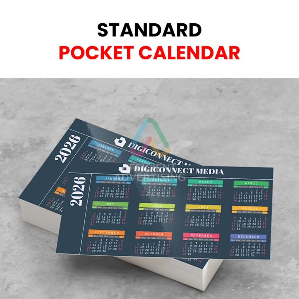 Pocket Calendars — Efficient Advertising Dubai