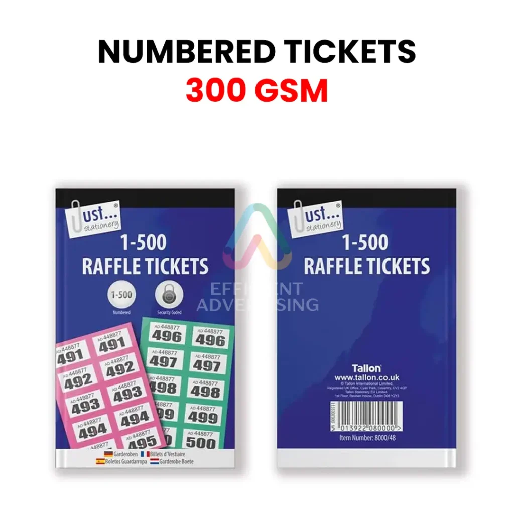 Event & Numbered Tickets — Efficient Advertising Dubai