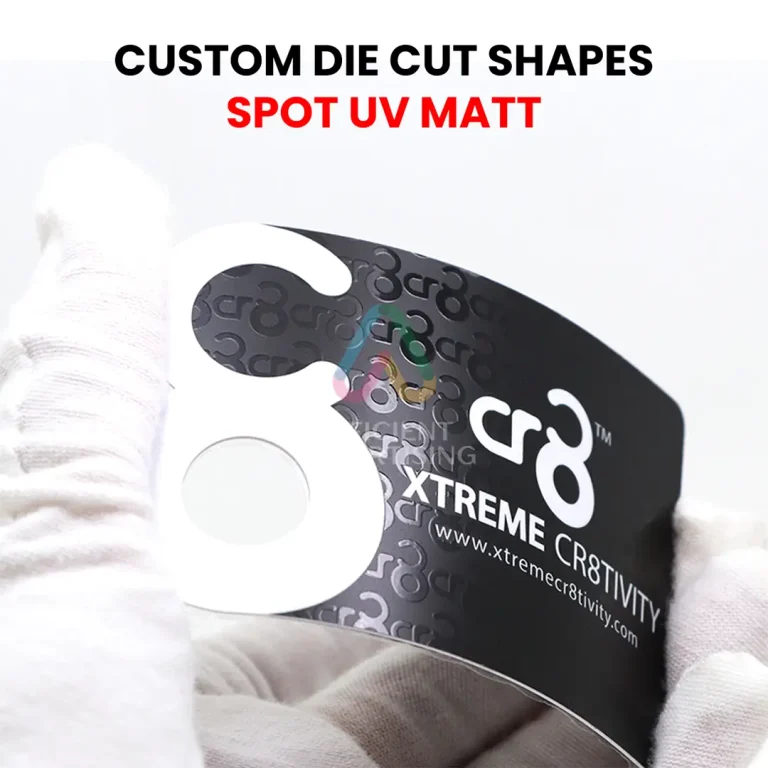 Custom Die-Cut Shapes in Stationery & Print by Efficient Advertising Dubai