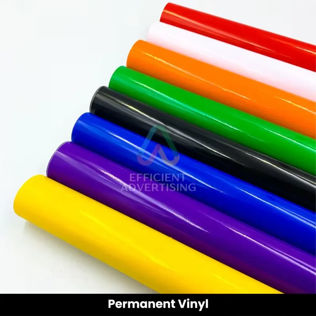 PVC White Stickers — Efficient Advertising Dubai