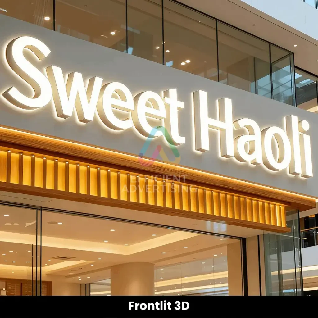 Frontlit 3D — Efficient Advertising Dubai