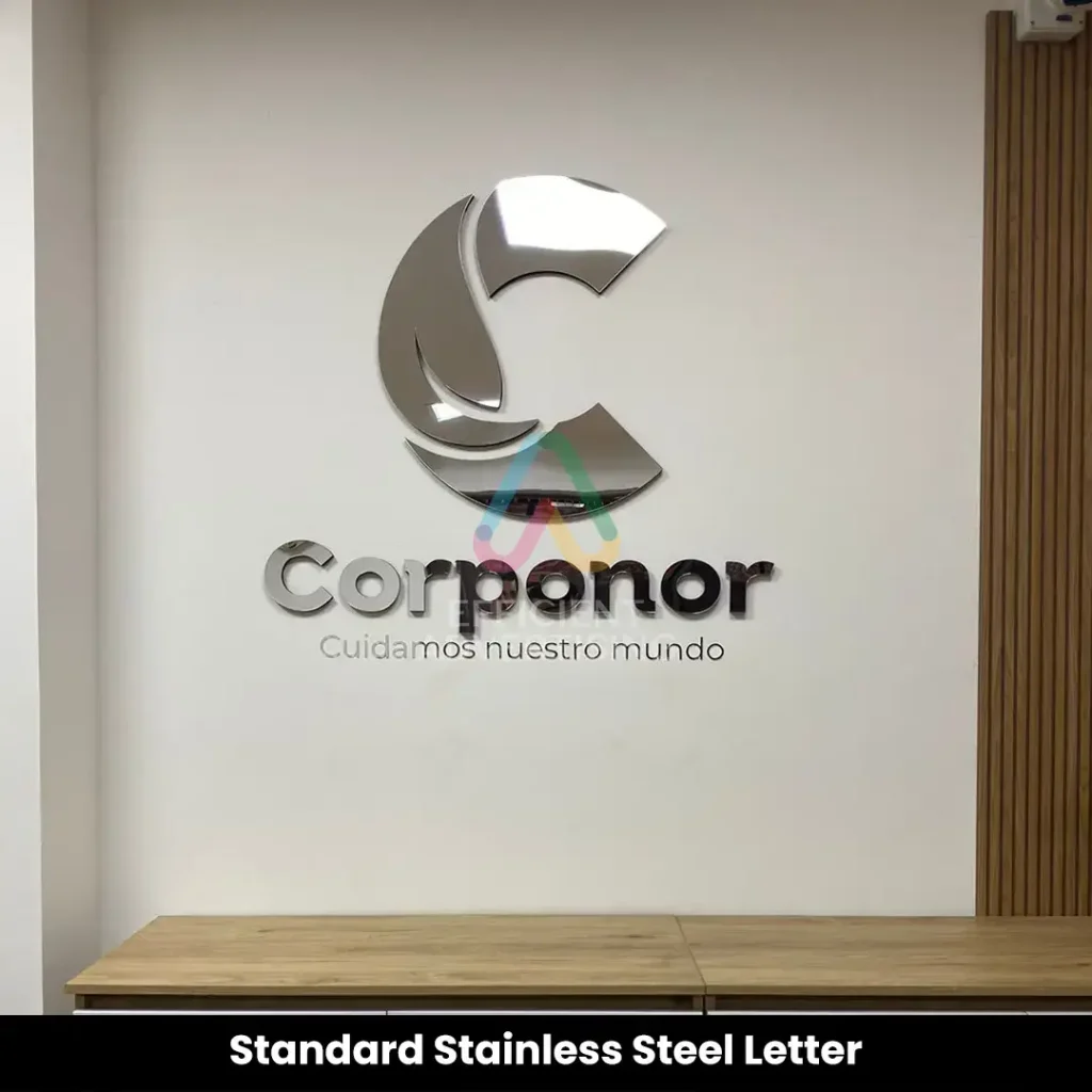 Stainless Steel 3D Letters — Efficient Advertising Dubai