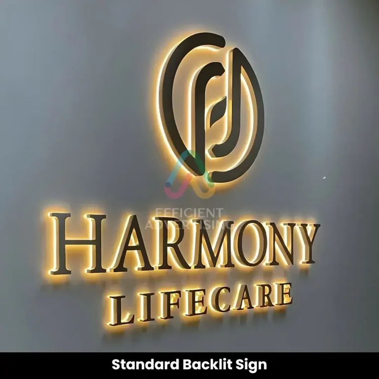 Backlit Signage in Signage by Efficient Advertising Dubai