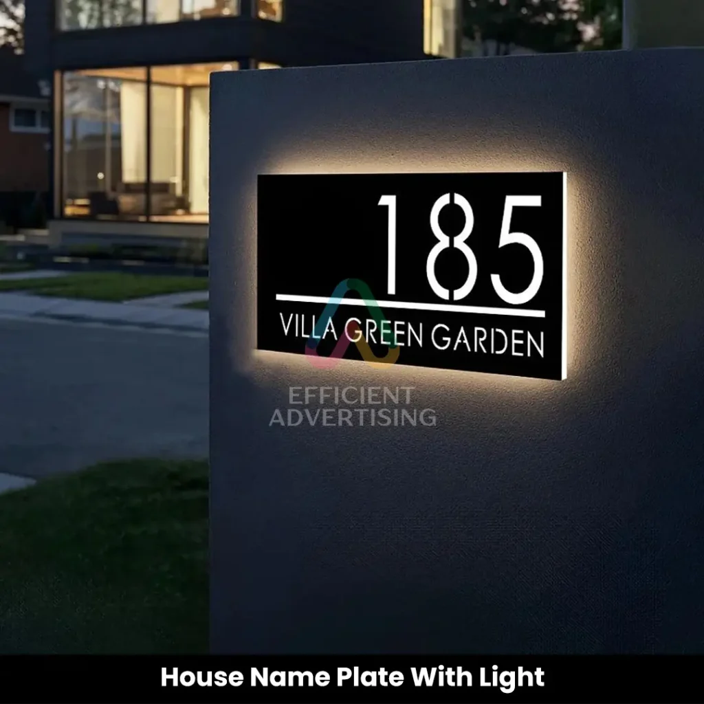 House Name Plates — Efficient Advertising Dubai