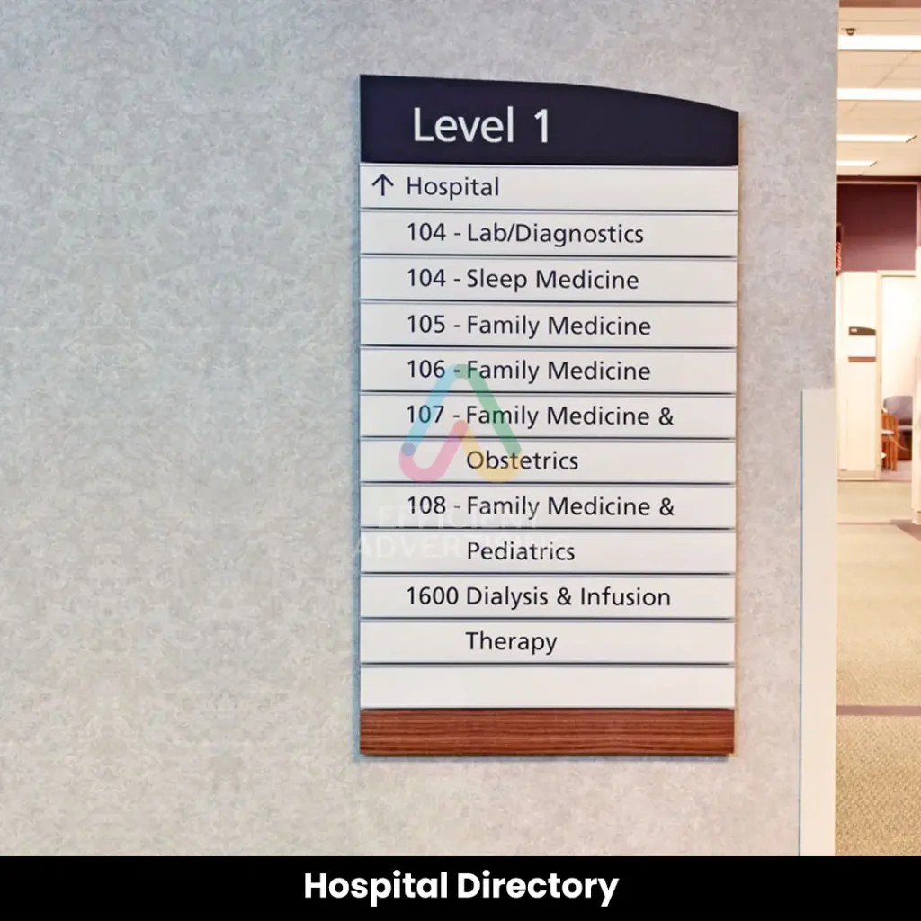 Hospital Directory — Efficient Advertising Dubai