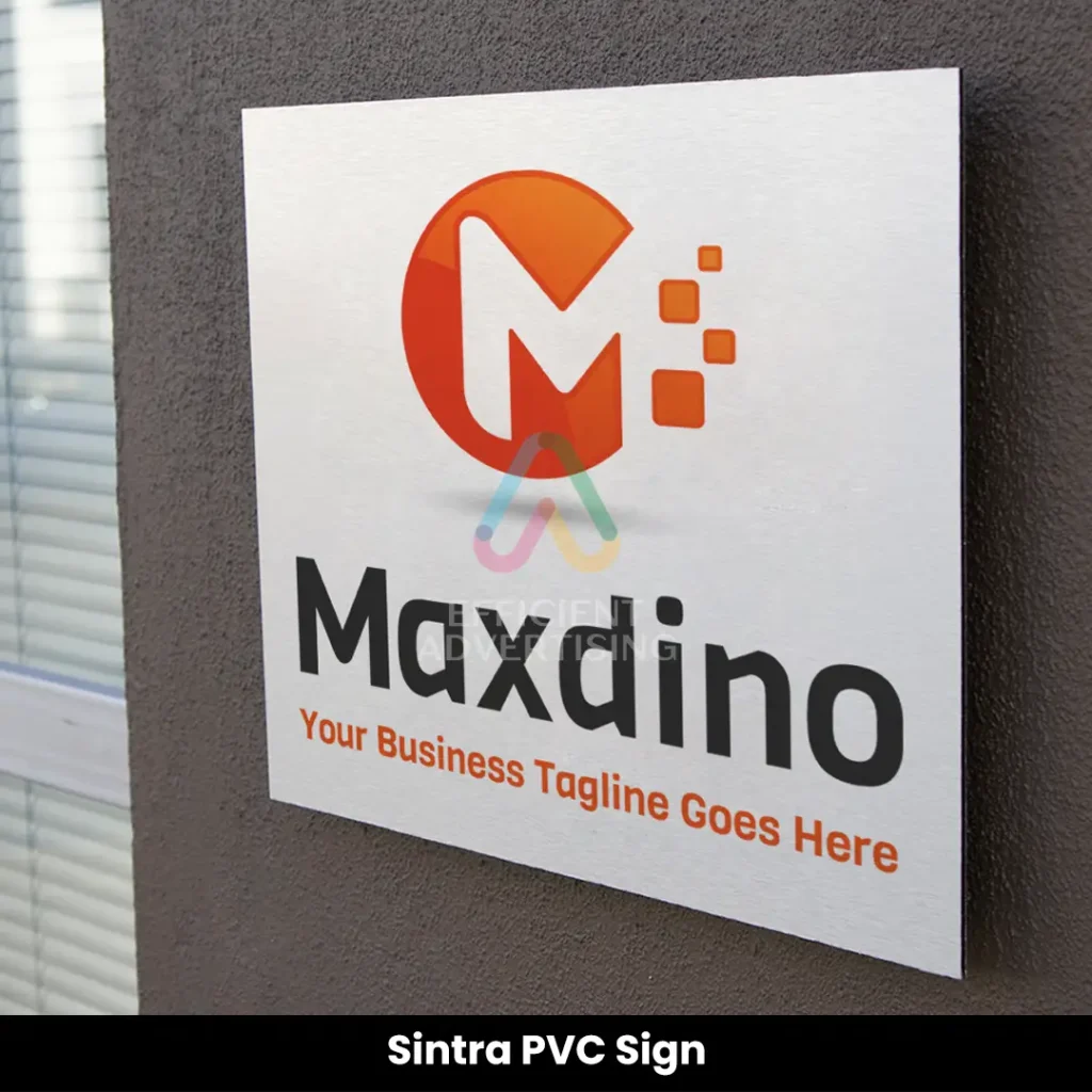 Sintra PVC Sign — Efficient Advertising Dubai