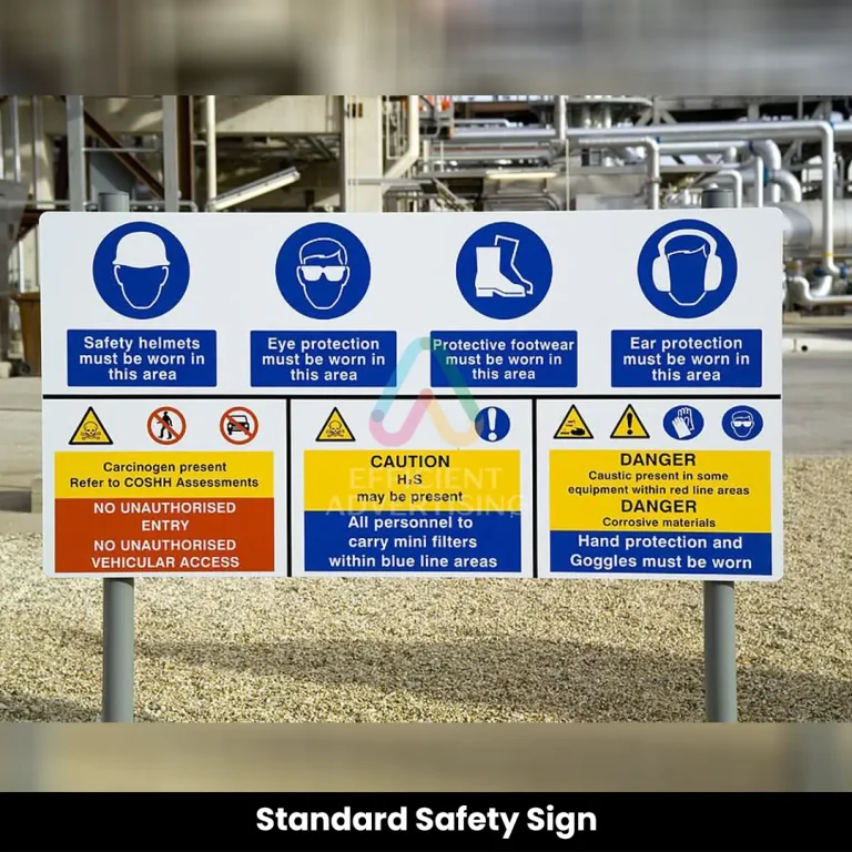 Standard Safety Sign Dubai