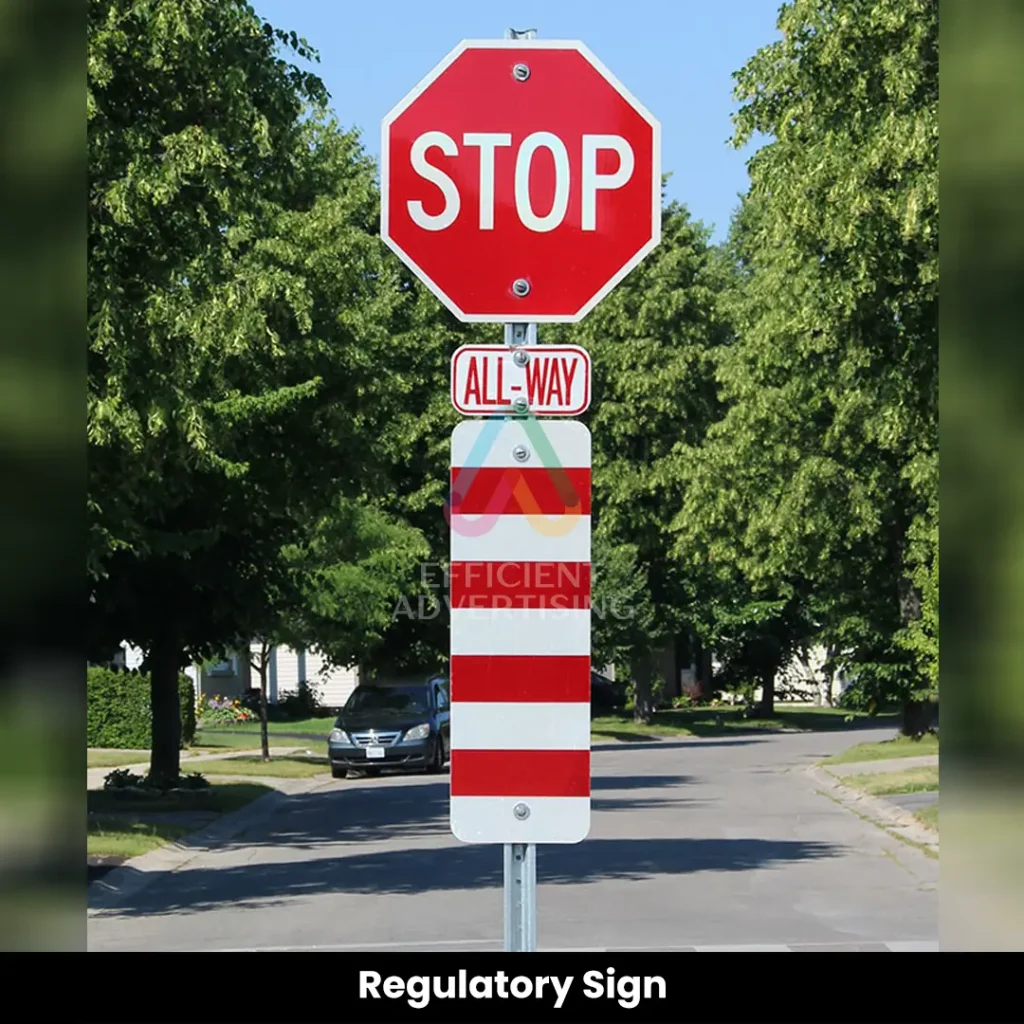 Regulatory Sign — Efficient Advertising Dubai