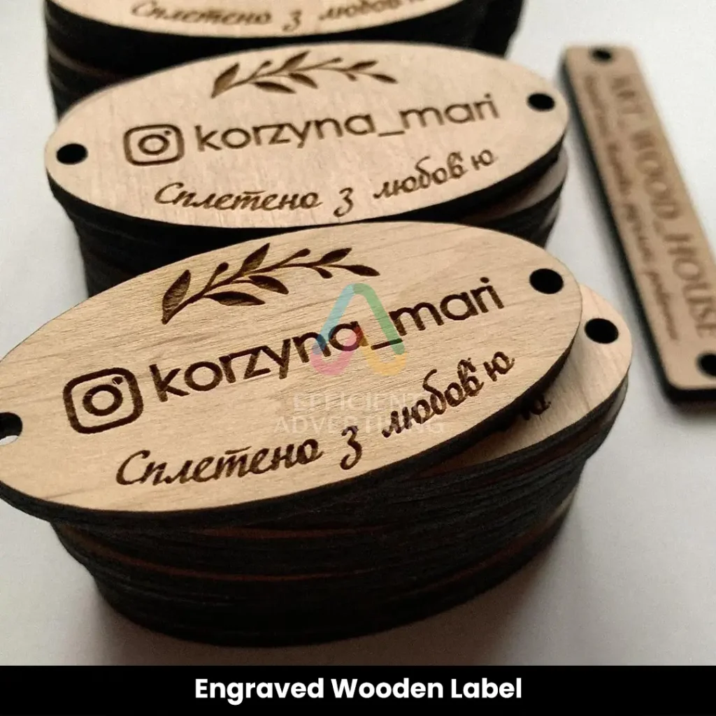 Wooden Labels — Efficient Advertising Dubai