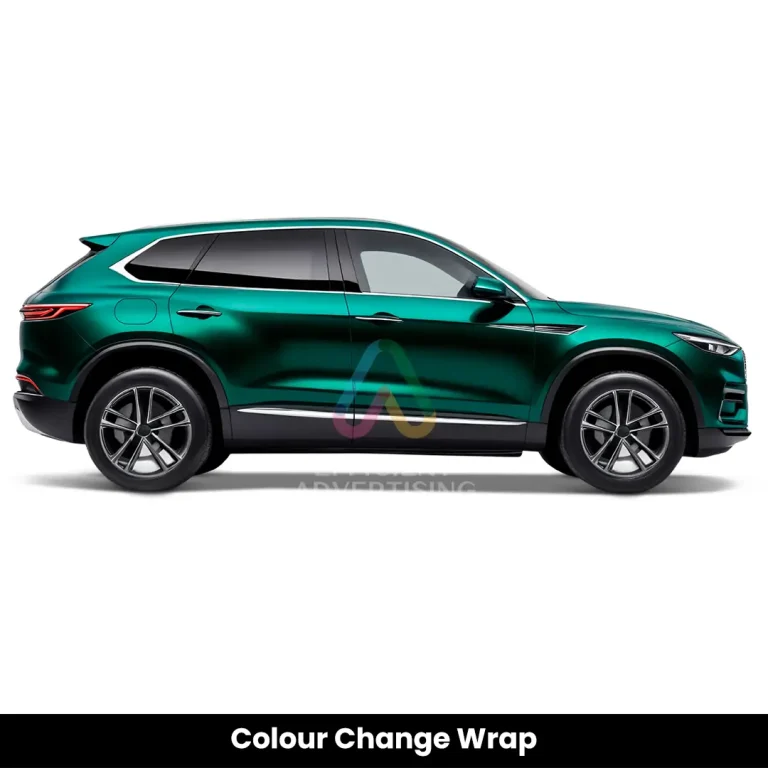 Colour Change Wrap in Car & Van Branding by Efficient Advertising Dubai